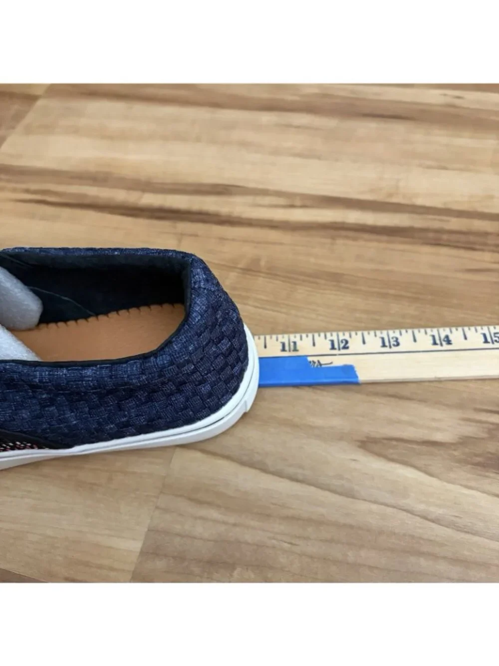 Bernie Mev Women’s Size USA 7 Woven Blair Slip On Geometric Pattern Memory Foam